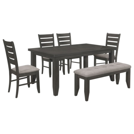 6-piece Dining Table Set