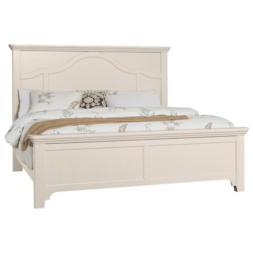 Transitional King Mantel Bed