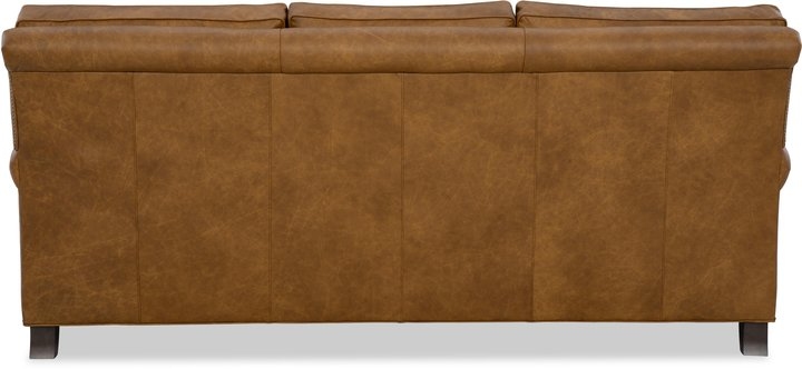 3-Cushion Leather Sofa