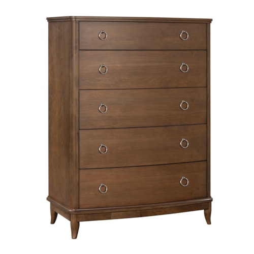 Transitional 5-Drawer Bedroom Chest
