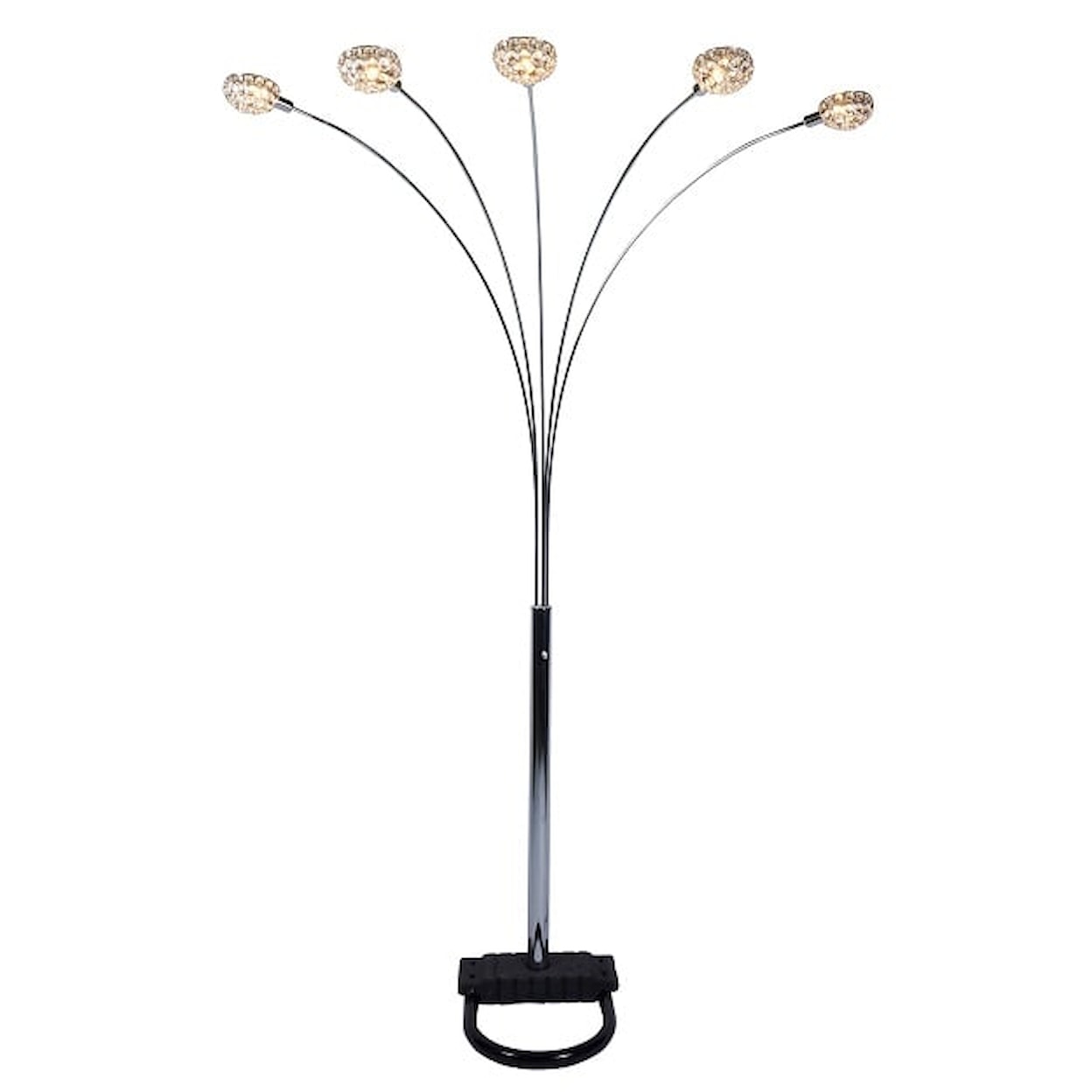 Crown Mark 4890 Floor Lamp with Dimmer Switch