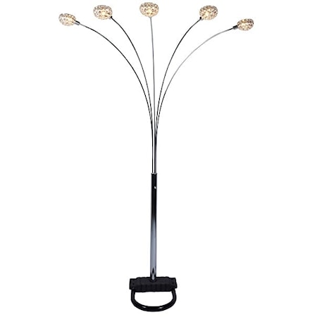 Contemporary Floor Lamp with Dimmer Switch