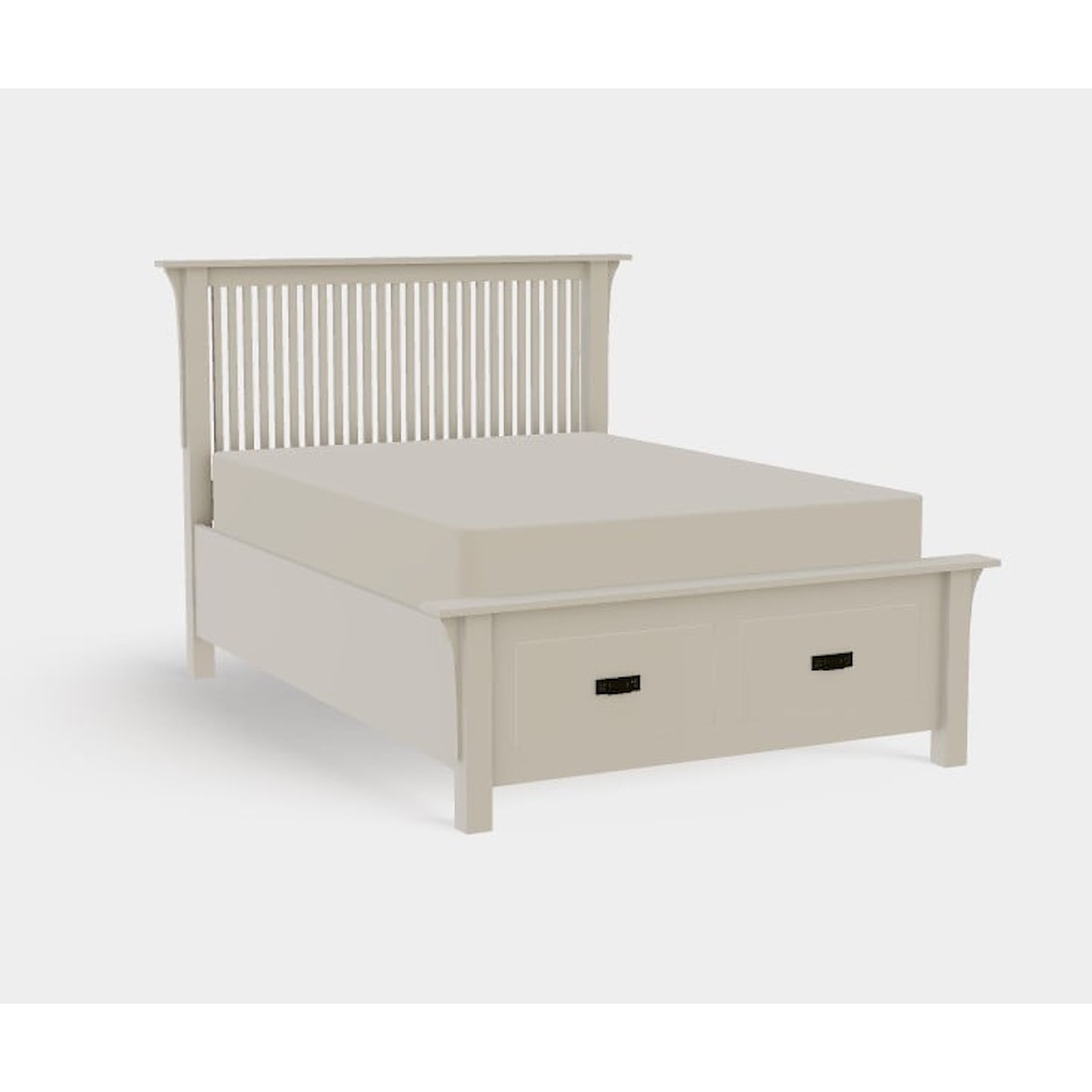 Mavin American Craftsman AMC Full Footboard Storage Spindle Bed