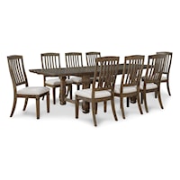 9-Piece Traditional Dining Set