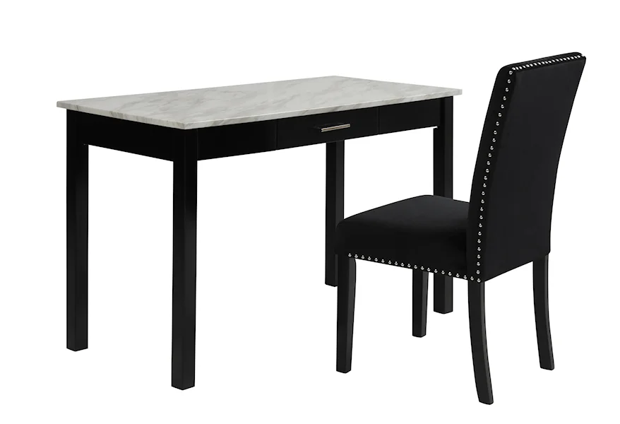 Lennon Desk & Chair Set by Crown Mark at Corner Furniture