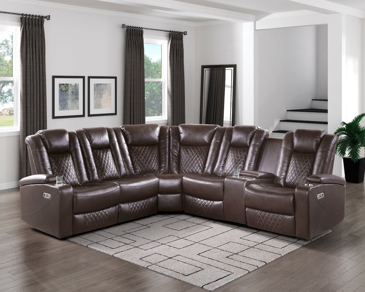 3-Piece Reclining Sectional Sofa