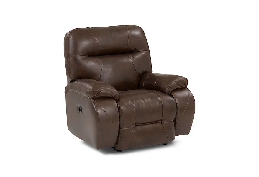Arial Tilt Hdrst Space Saver Recliner by Best Home Furnishings at Simply Home by Lindy's