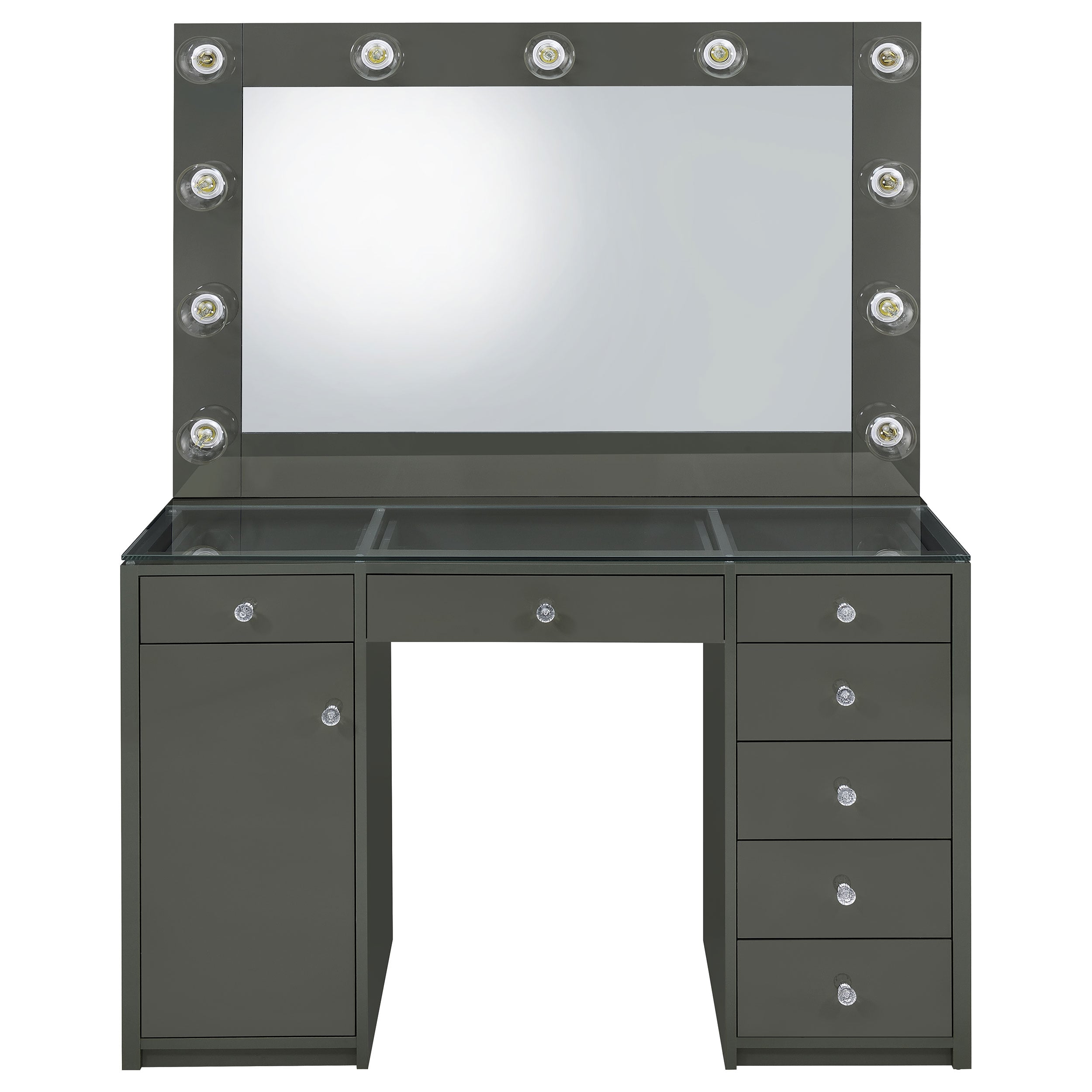 Acena 7-drawer Vanity Set w/ Lighting