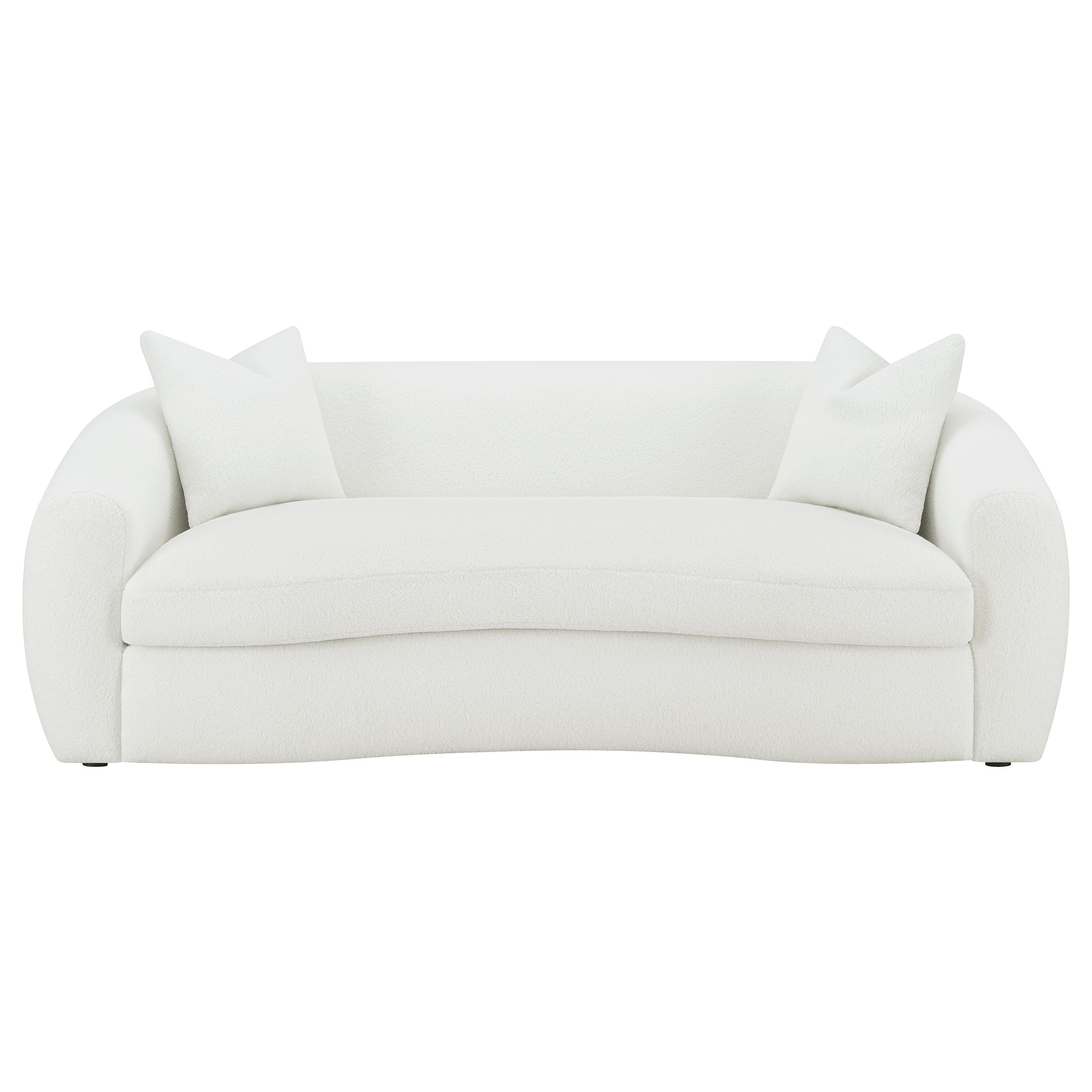 Coaster Isabella Isabella Faux Sheepskin Sofa