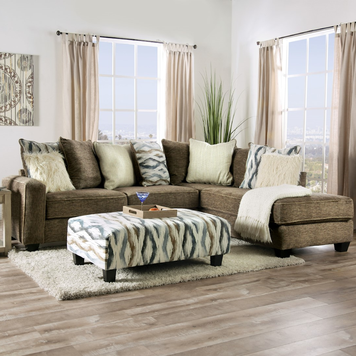 Furniture of America - FOA Kempston Sectional