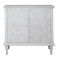 Traditional Two-Door Accent Cabinet