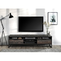 71" L RUSTIC GREY TV STAND |