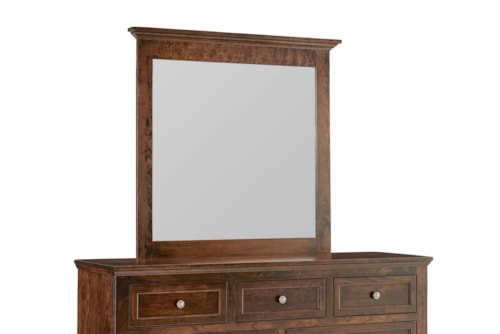 Transitional Landscape Dresser Mirror