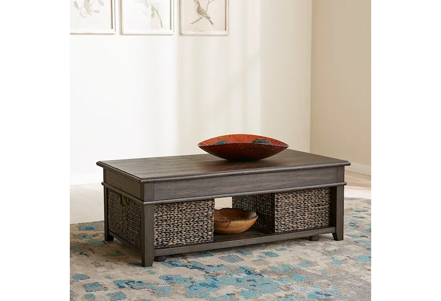 Mill Creek Lift Top Cocktail Table by Liberty Furniture at Royal Furniture
