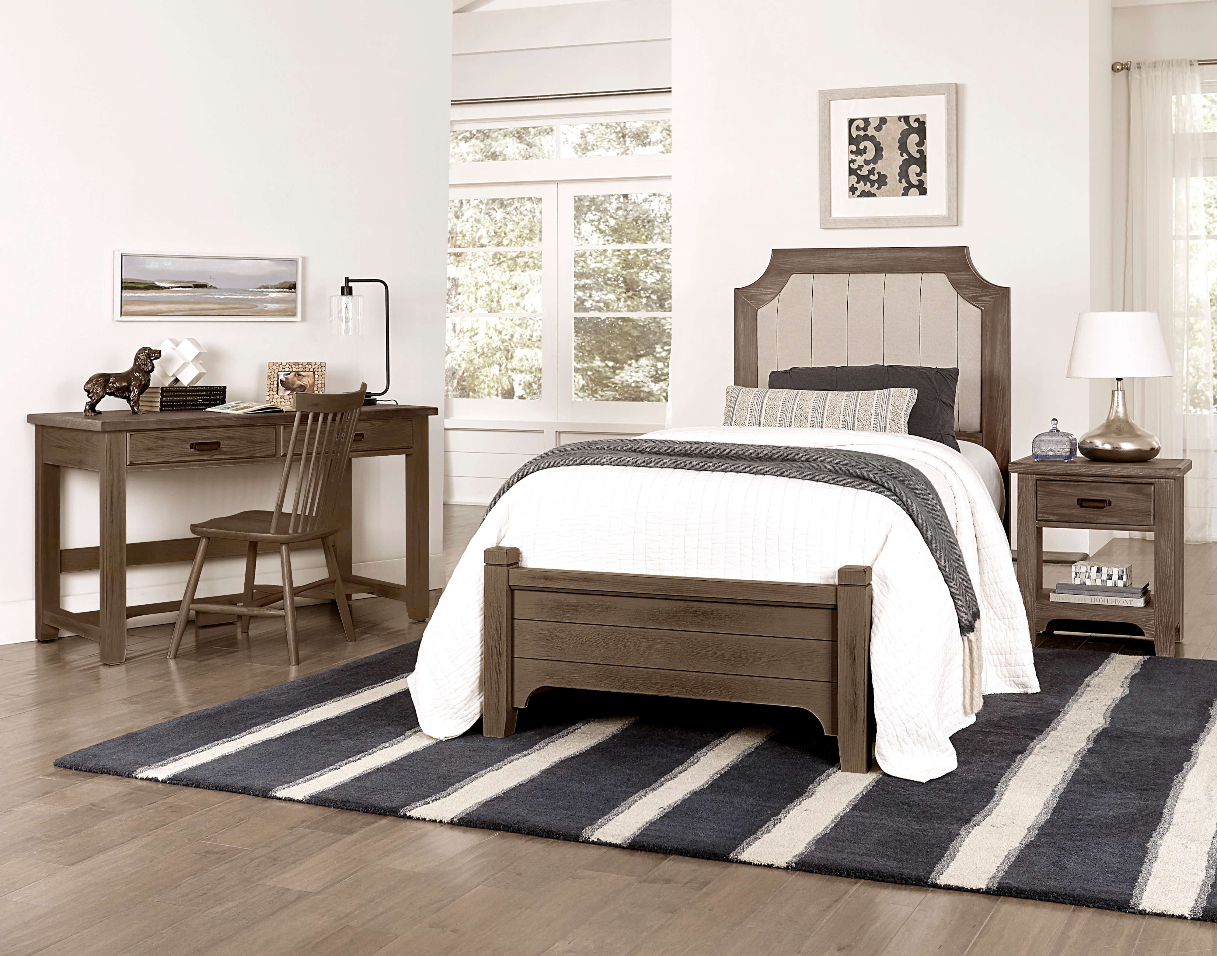 Laurel Mercantile Co. Bungalow 2-Drawer Laptop Desk