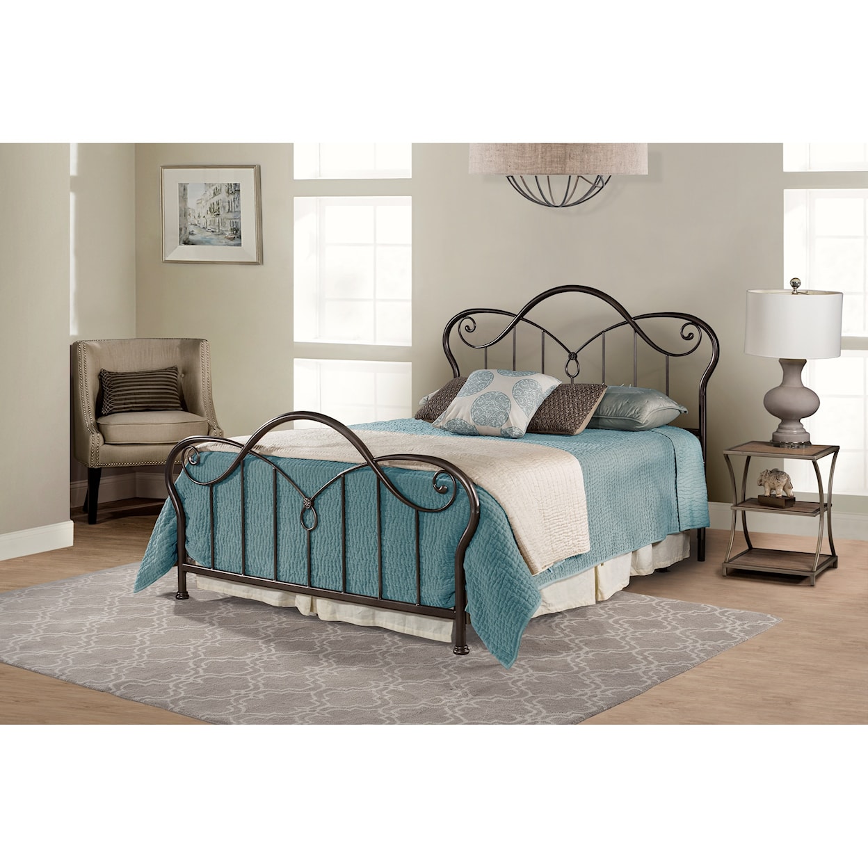 Hillsdale Casselton Queen Metal Bed