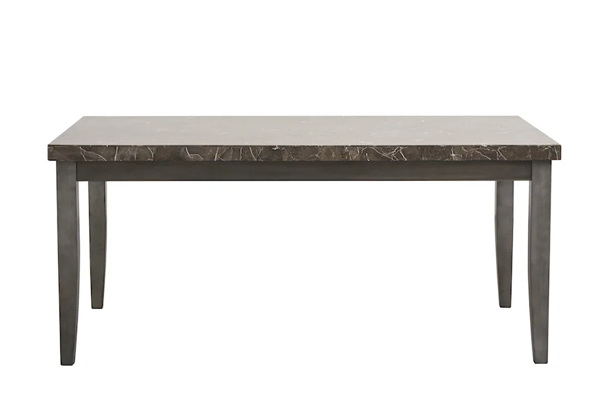 Curranberry Rectangular Stone Top Leg Dining Table  by Signature Design by Ashley Furniture at Sam's Appliance & Furniture