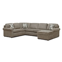 Casual 5-6 Seat (right side) Chaise Sectional Sofa