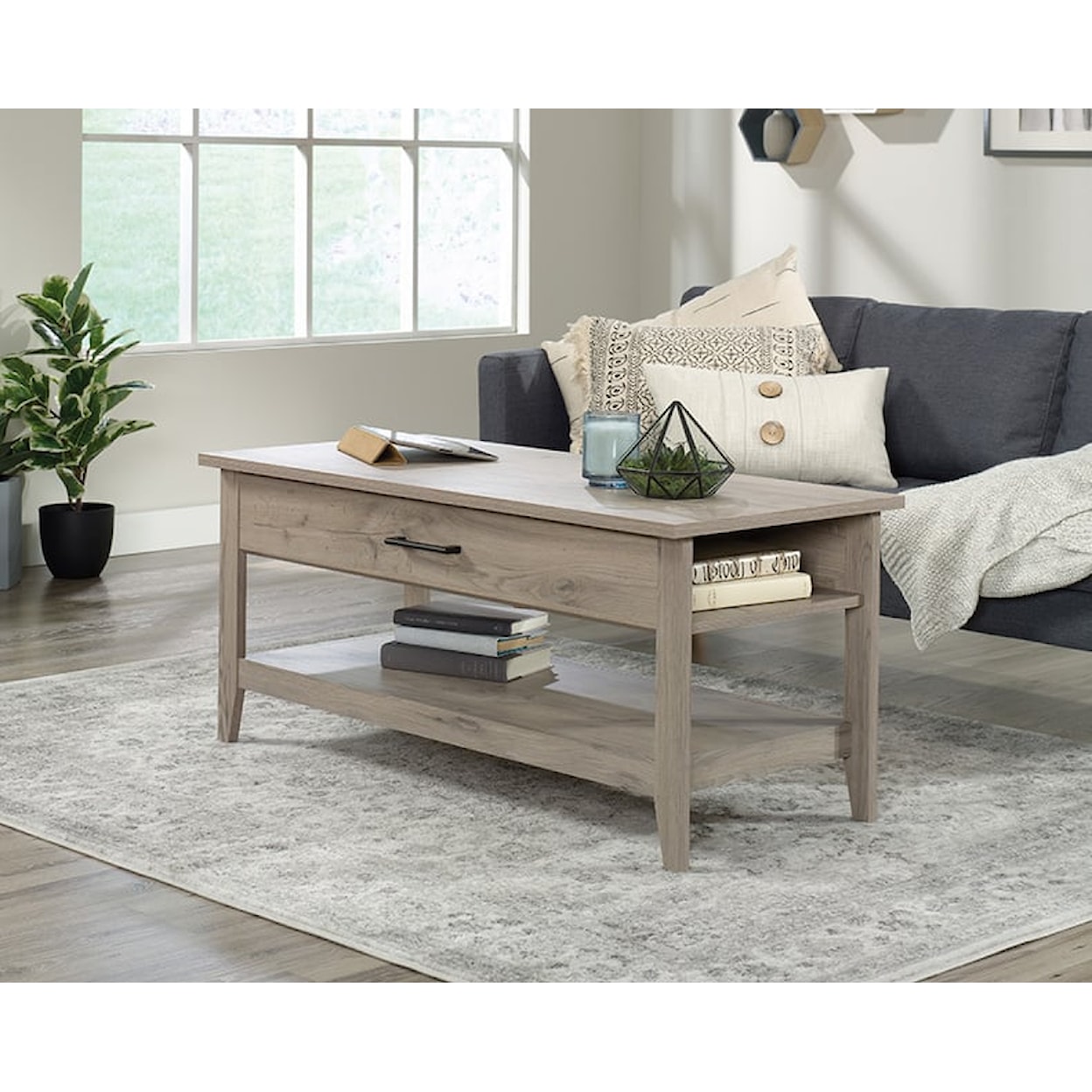 Sauder Summit Station Lift-Top Coffee Table