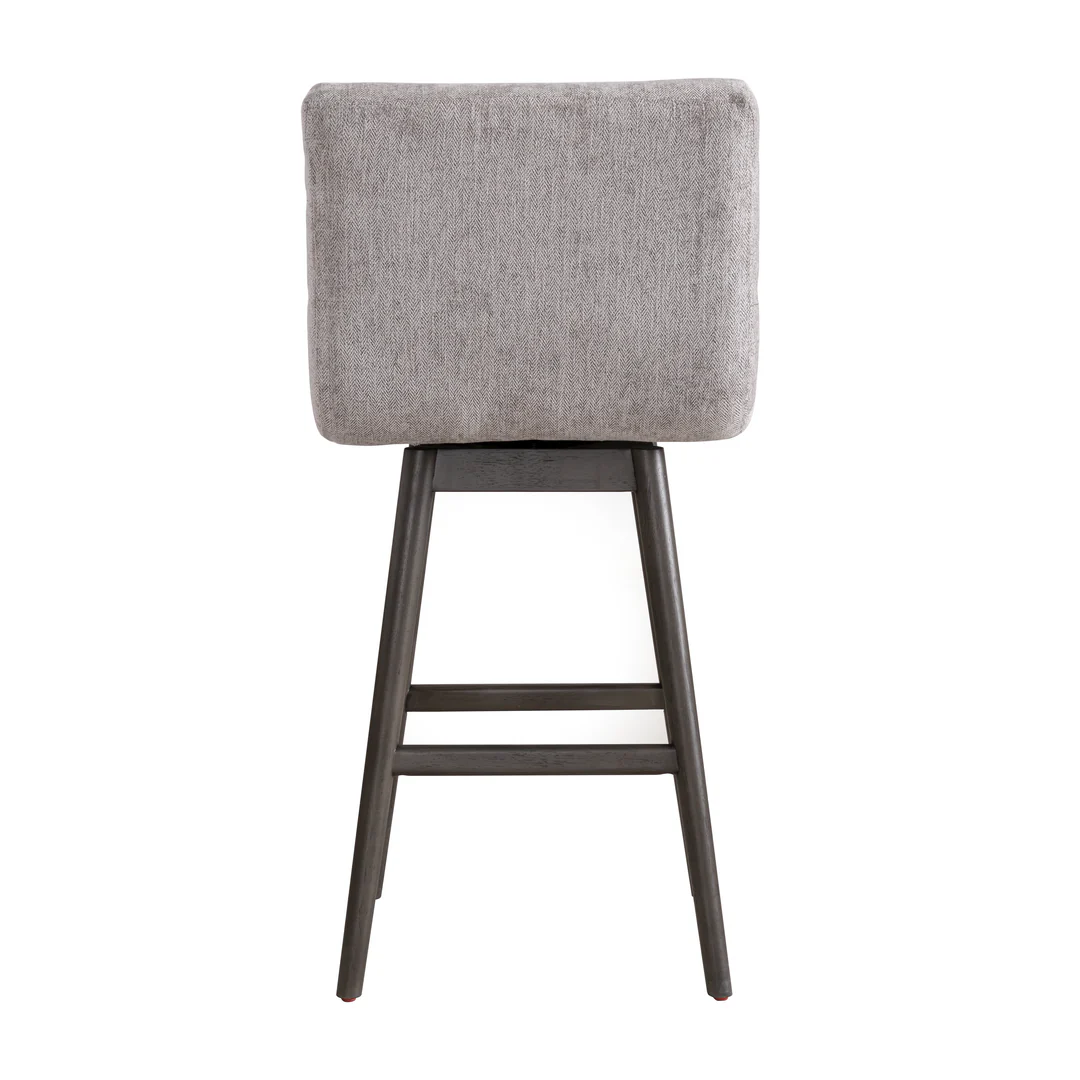 Armen Living Elias Upholstered Swivel Barstool