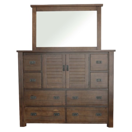 Dresser and Mirror