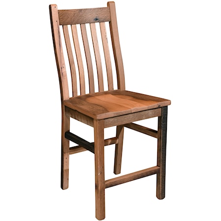 24" Amish Made Mission Bar Side Chair