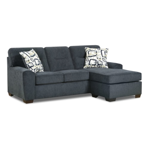 Renzo Contemporary Sofa with Chaise