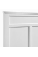 New Classic Andover Transitional Full Panel Bed with Decorative Molding