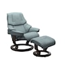 Stressless by Ekornes Reno Medium Reclining Chair with Classic Base