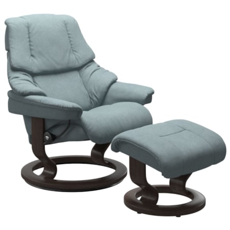 Medium Reclining Chair with Classic Base