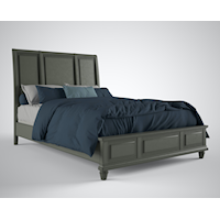 Transitional King Sleigh Bed