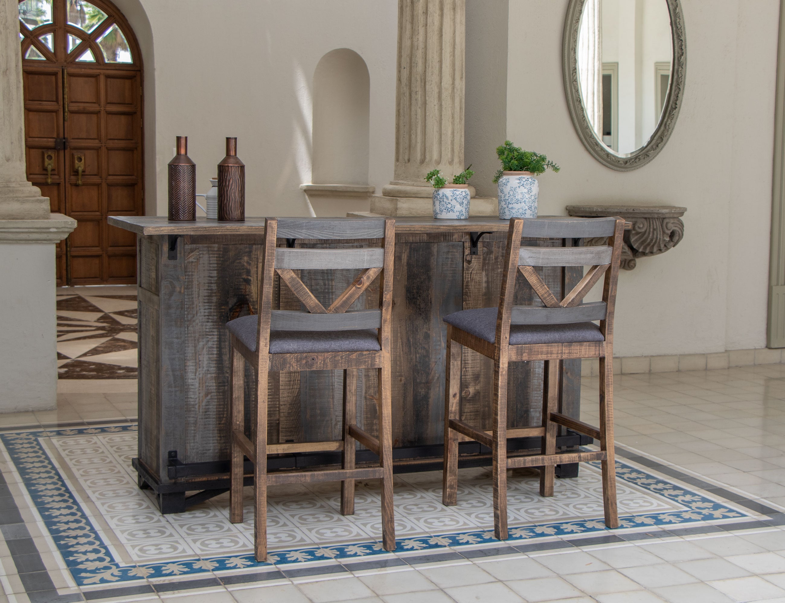 International Furniture Direct Loft Brown 30&quot; Barstool