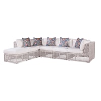 Transitional 6-Piece Outdoor Sectional Sofa