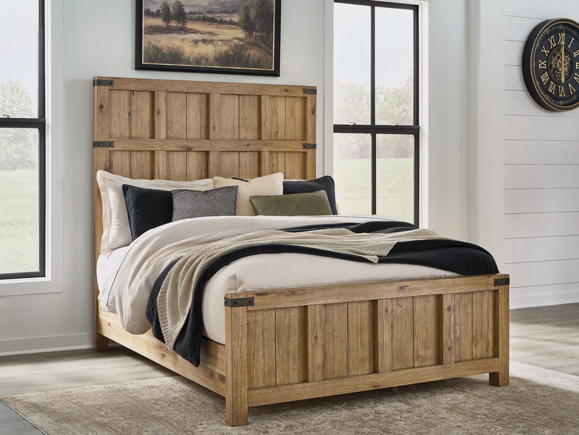 Queen Panel Bed