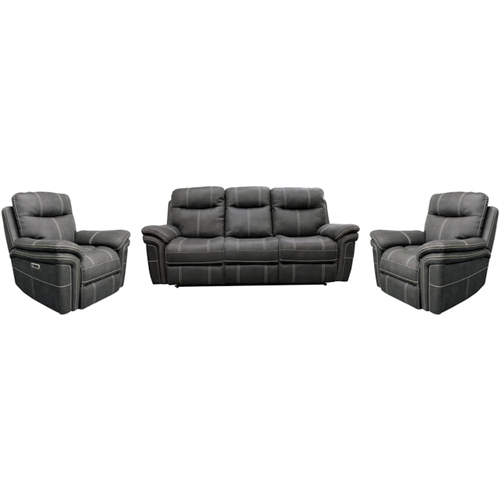 Parker Living Mason Power Reclining Sofa and Two Recliners Set