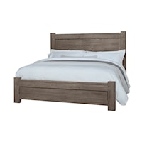 Rustic Queen Low Profile Bed