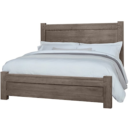 Rustic Queen Low Profile Bed