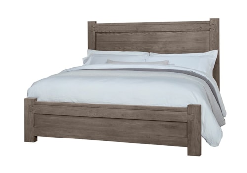 Rustic Queen Low Profile Bed