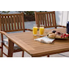 Ashley Furniture Signature Design Janiyah Outdoor Dining Table w/ 4 Chairs & Bench