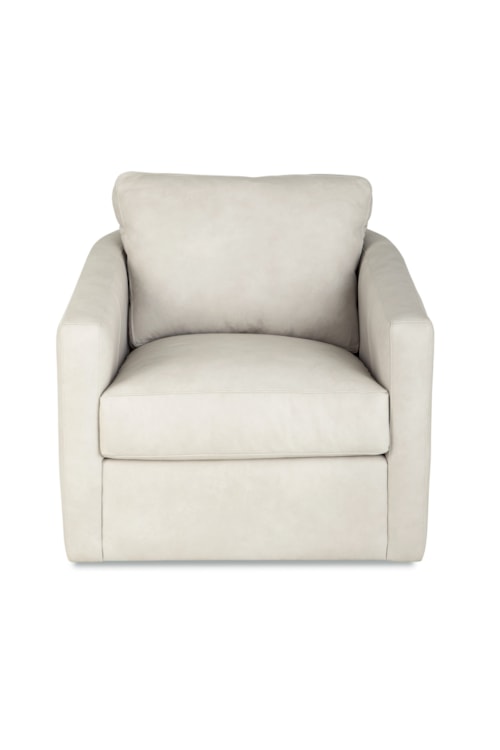 Transitional Accent Chair with Sloped Arms