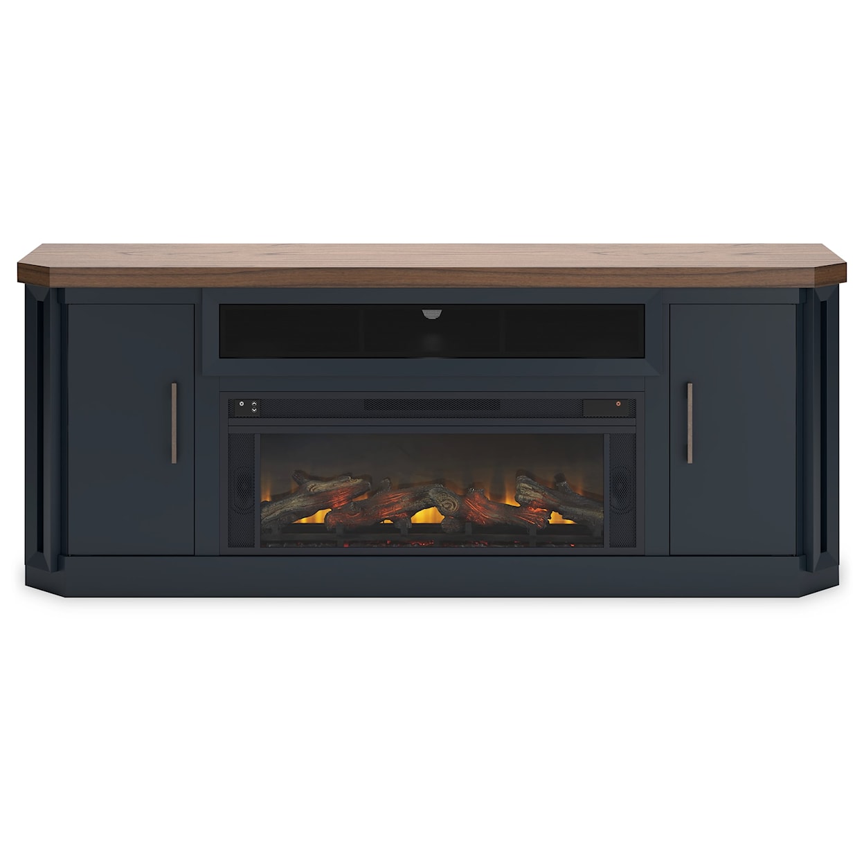 Ashley Furniture Signature Design Landocken 83" TV Stand with Electric Fireplace
