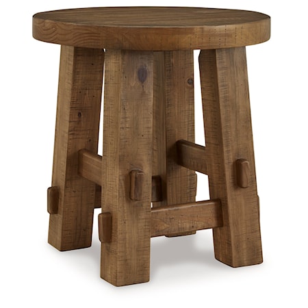 Round End Table