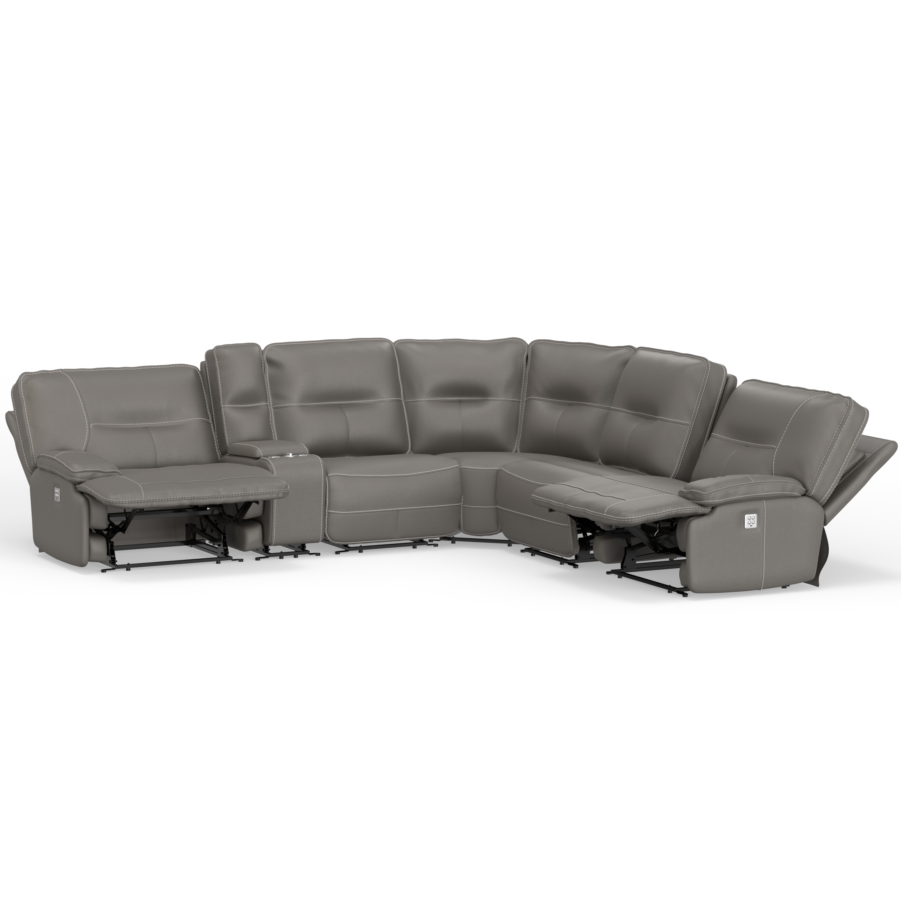 High Performance DuraMax Haze 6pc Sectional