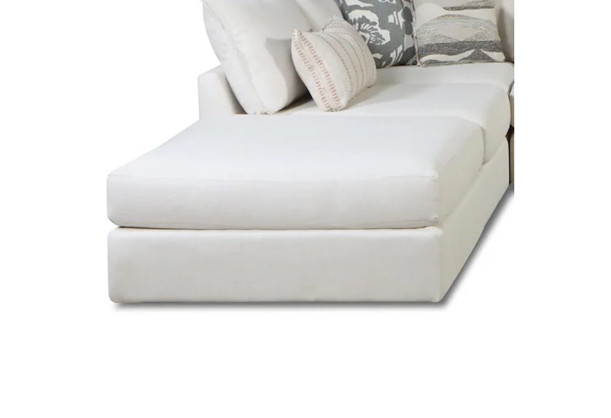 7000 MISSIONARY SALT Ottoman by Fusion Furniture at Howell Furniture