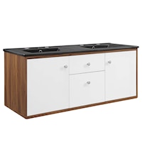 48" Wall-Mount Bathroom Vanity