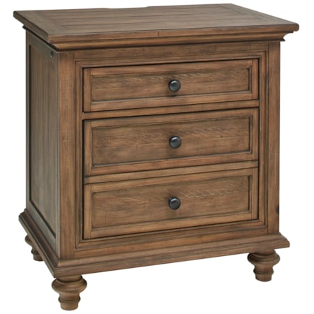 3-Drawer Nightstand