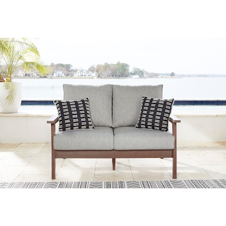 Outdoor Loveseat with Cushion