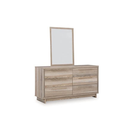 Dresser with Landscape Mirror