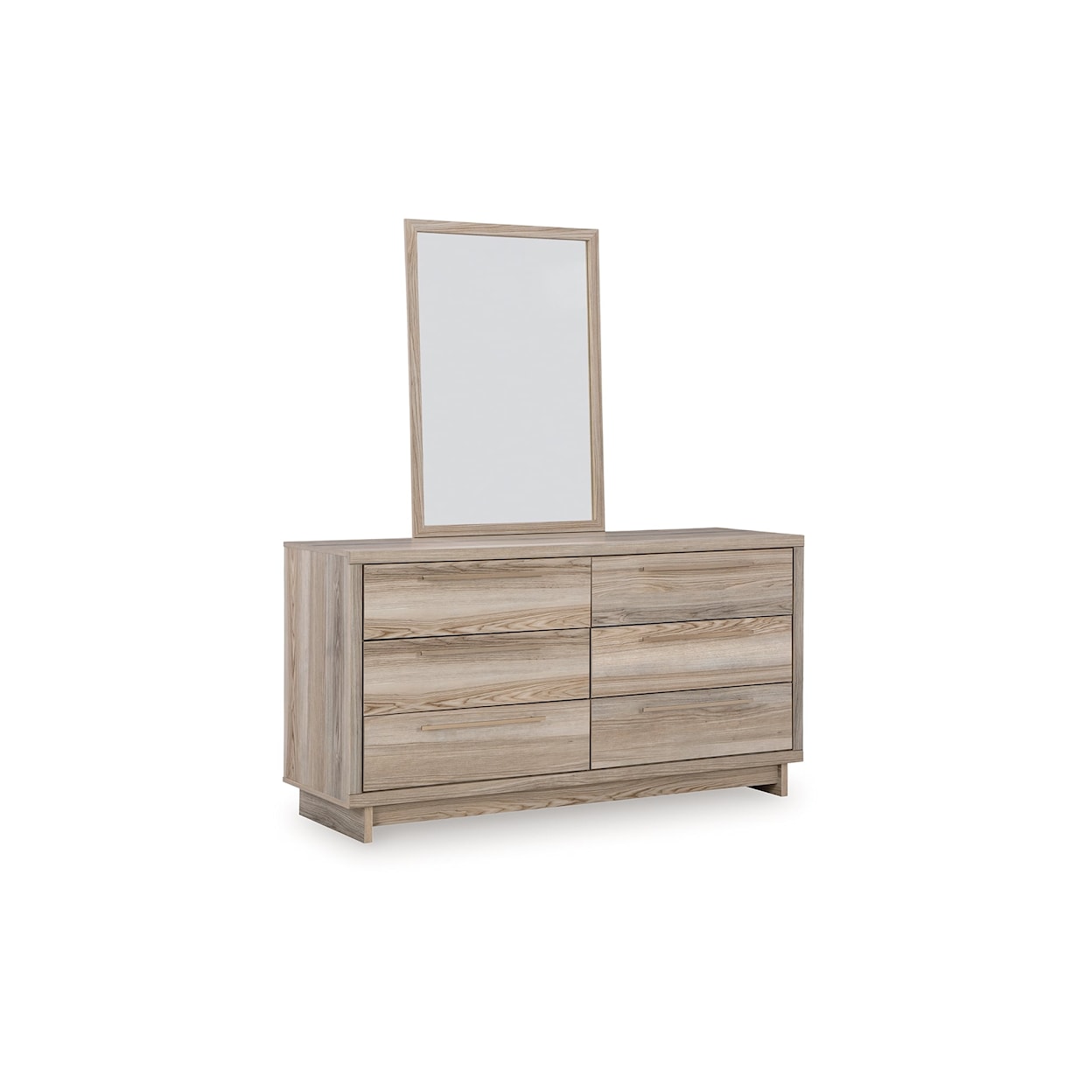 Michael Alan Select Hasbrick Dresser with Landscape Mirror