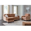 JB King Amity Bay Sofa Chaise, Chair, and Ottoman